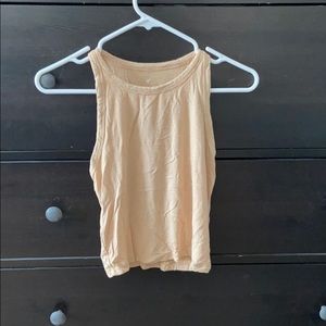 American Eagle striped high neck tank top